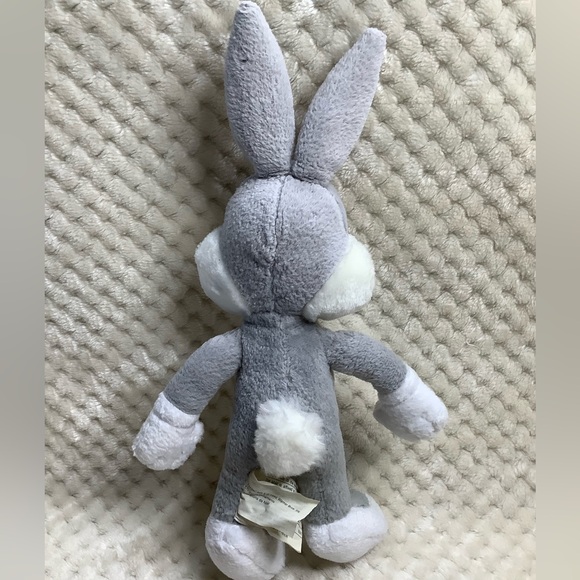 Vintage Warner Bros Plush 1992 Bugs Bunny Stuffed Animal Toy Christmas Ornament - Picture 3 of 10